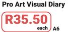 Pro Art Visual Diary A6-Each