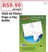 2020 A5 Filofax Page-A-Day Refills-Per Pack