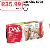 Das Clay White-500g Each