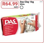 Das Clay White-1Kg Each