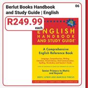 Berlut Books Handbook And Study Guide/ English-Each