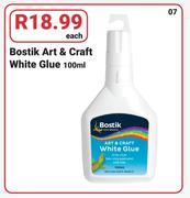 Bostik 100ml Art & Craft White Glue-Each
