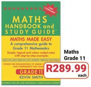 Berlut Books Handbook And Study Guides Maths Grade 11-Each