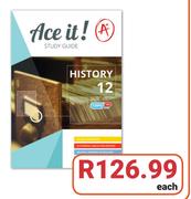 Ace It! Study Guide History 12-Each