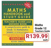 Berlut Books Handbook And Study Guides Maths Grade 12 Teachers Guide-Each