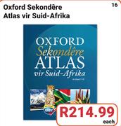 Oxford Sekondere Atlas Vir Suid-Afrika-Each