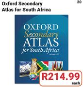 Oxford  Secondary Atlas For South Africa-Each