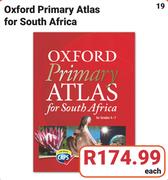 Oxford Primary Atlas For South Africa-Each