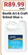 Bostik Art & Craft School Glue-1Ltr Each
