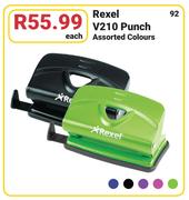 Rexel V210 Punch Assorted Colours-Each