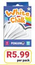 Penguin Chalk White 12 Pieces-Per Pack
