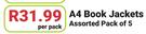 Avengers A4 Book Jackets 5's-Per Pack