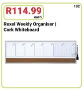 Rexel Weekly Organiser/Cork Whiteboard-Each