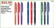 Pilot Frixion Erasable Pens Clicker/Point/Rollerball In Assorted Colours-Each
