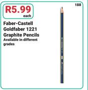 Faber Castell Goldfaber 1221 Graphite Pencils-Each