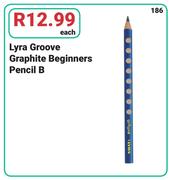 Lyra Groove Graphite Beginners Pencil B-Each