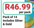 Bostik Retractable Wax Crayons Pack Of 14-Per Pack Includes Silver & Gold