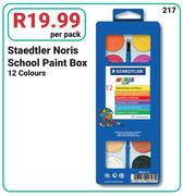 Staedtler Noris School Paint Box 12 Colours-Per Pack