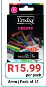 Croxley Create Oil Pastels 8mm Pack Of 12-Per Pack
