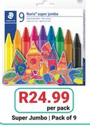 Staedtler Noris Wax Crayons Super Jumbo Pack Of 9-Per Pack