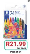 Staedtler Noris Wax Crayons Super Jumbo Pack Of 24-Per Pack
