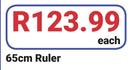 Helix T-Square Plastic 65cm Ruler-Each