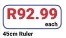 Helix T-Square Plastic 45cm Ruler-Each