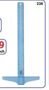 Helix T-Square Plastic 45cm Ruler-Each