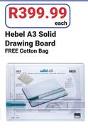 Hebel A3 Solid Drawing Board With Free Cotton Bag