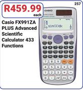 Casio FX991ZA Plus Advanced Scientific Calculator 433 Functions-Each