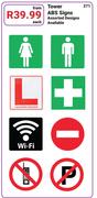 Tower ABS Signs-Each