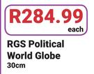 RGS Political World Globe-30cm Each