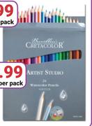 Cretacolor Studio Aqua Colour Pencils Pack Of 12-Per Pack