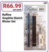 Raffine Graphite Sketch Blister Set-Per Pack