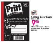 Pritt A4 Hard Cover Books-Each