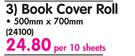 Book Cover Roll-Per 10 Sheets