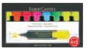 Faber-Castell Textliner Highlighters-Per 4 Pack