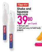 Tipp-Ex Shake and Squeeze-Per 2 Pack