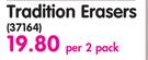Staedtler Tradition Eraser-Per 2 Pack