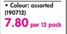 Penguin Assorted Colour Chalk-Per 12 Pack