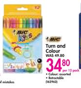 BIC Turn And Colour-Per 12 Pack