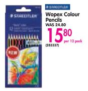 Staedtler Wopex Colour Pencils-Per 12 Pack