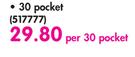 Flip File A4 Pocket File-Per 30 Pocket