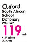 Oxford South African School Dictionary