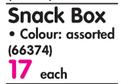 Alplas Snack Box-Each