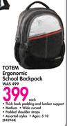 Totem Ergonomic School Backpack-Each