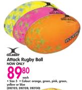 Gilbert Attack Rugby Ball-Each