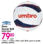 Umbro Deco Soccer Ball-Each