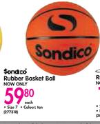 Sondico Rubber Basket Ball-Each