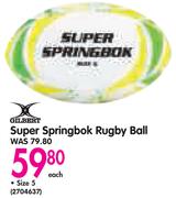 Gilbert Super Springbok Rugby Ball-Each